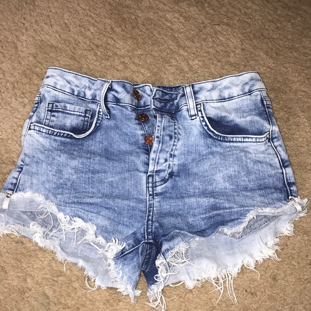 Denim shorts